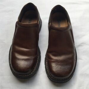 Bass Men's Dark Brown Leather Loafers